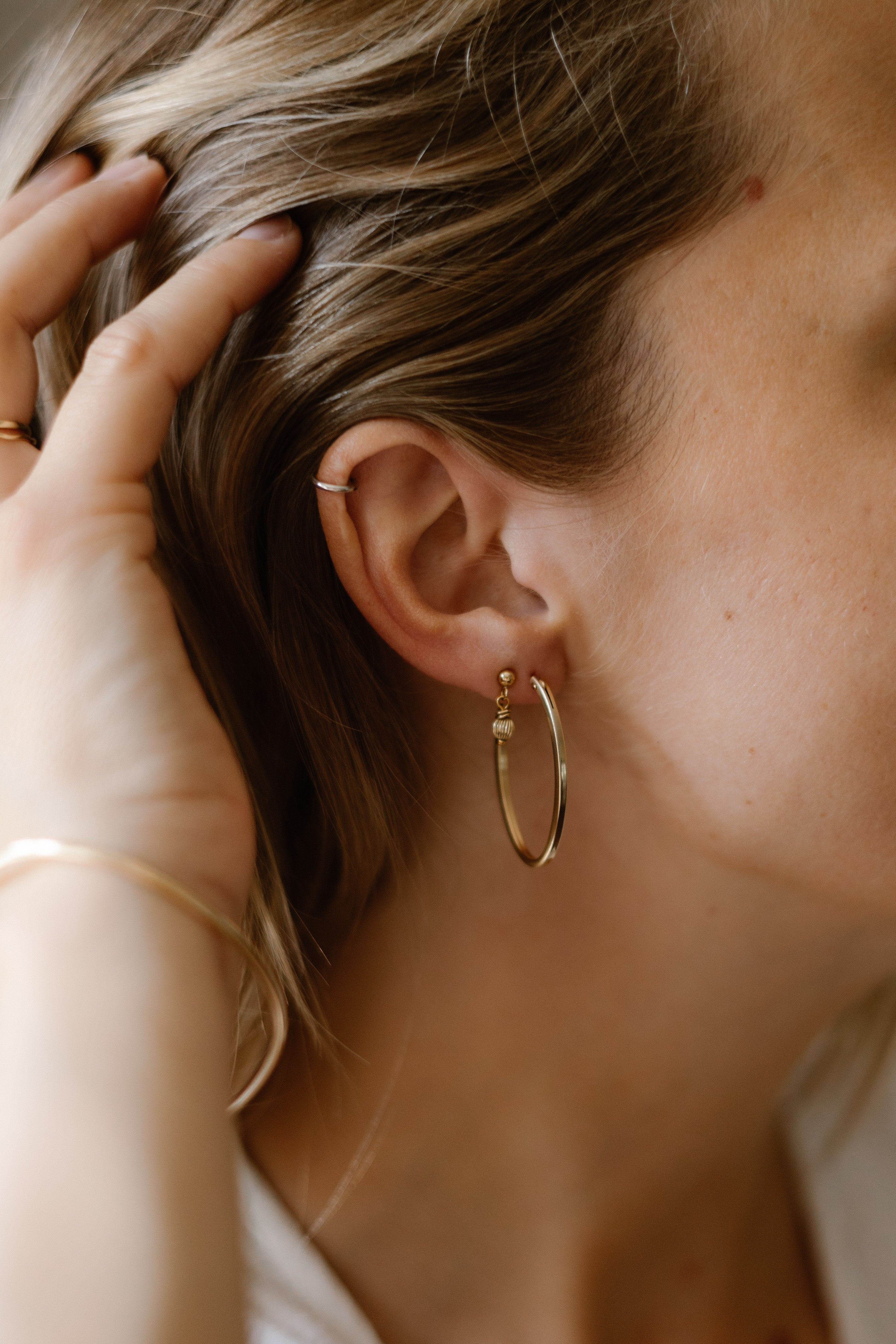 Ovale bold hoops