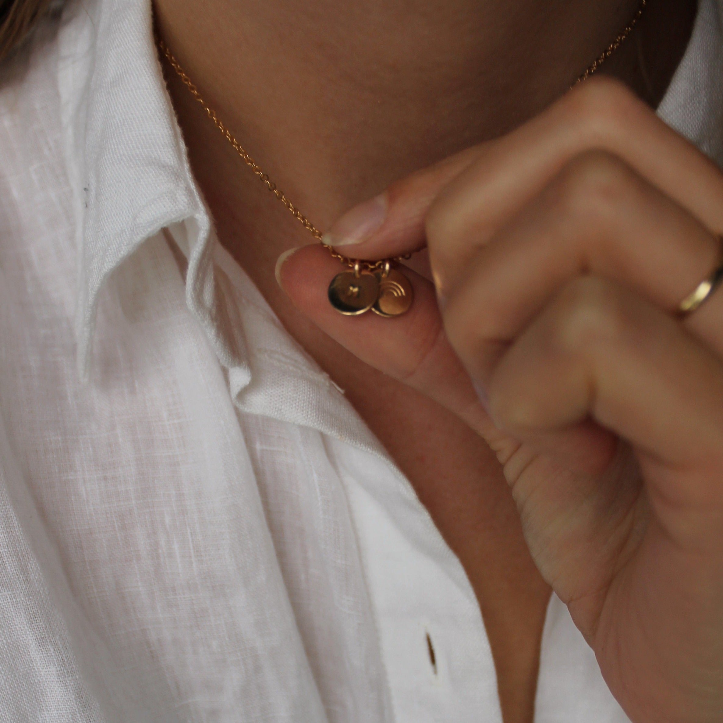 Mae ketting (dubbele bedel)